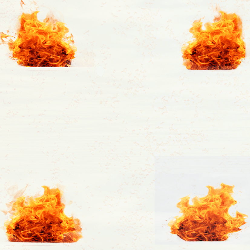 4 fires 4 vessels at the sides of the cornerstone